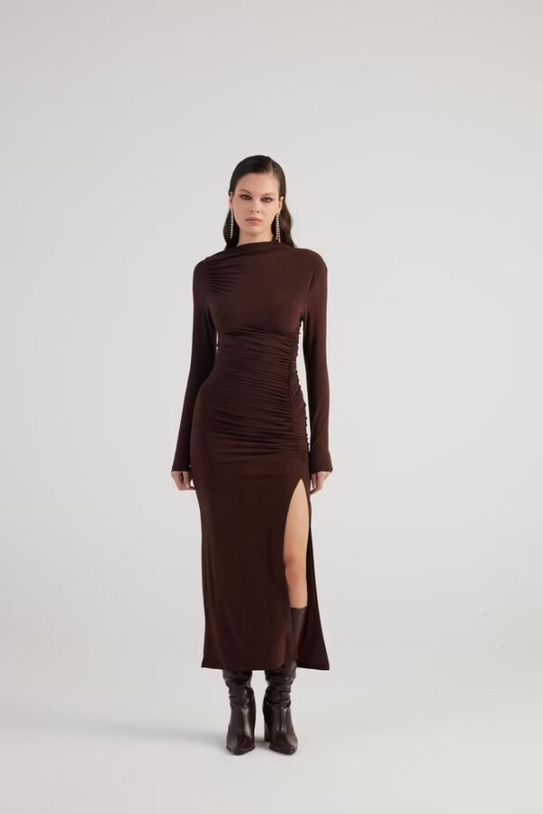 Vestido Verona Chocolate - Imagen 5