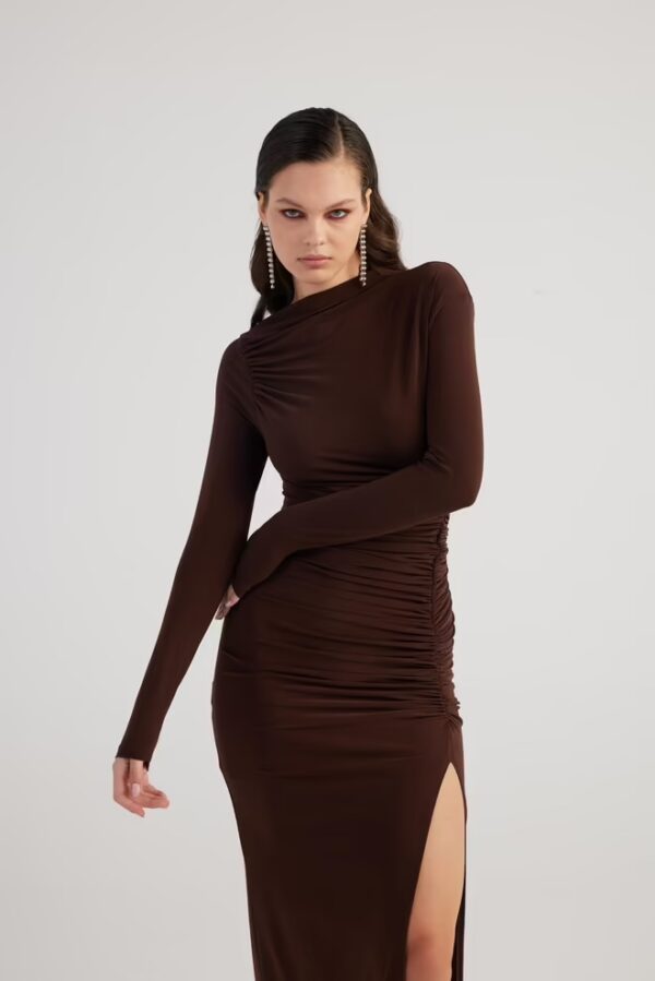 Vestido Verona Chocolate - Imagen 6