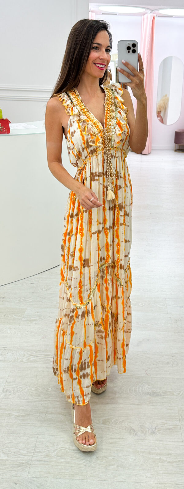 Vestido Tye Marfil - Imagen 3
