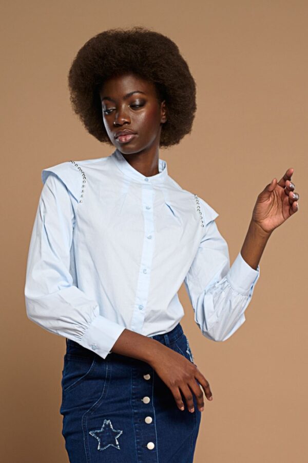 Camisa Azul Virginia