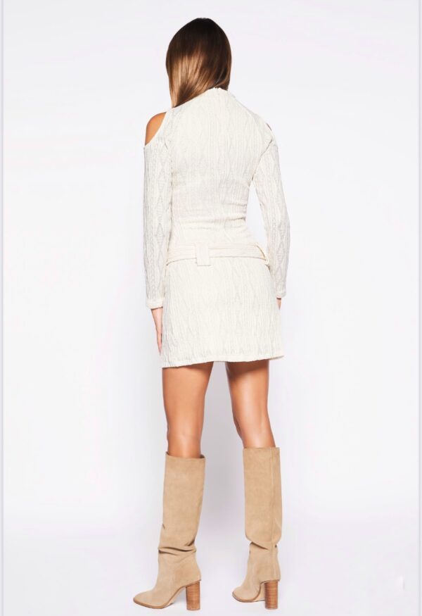 Vestido De Punto Crudo - Imagen 3