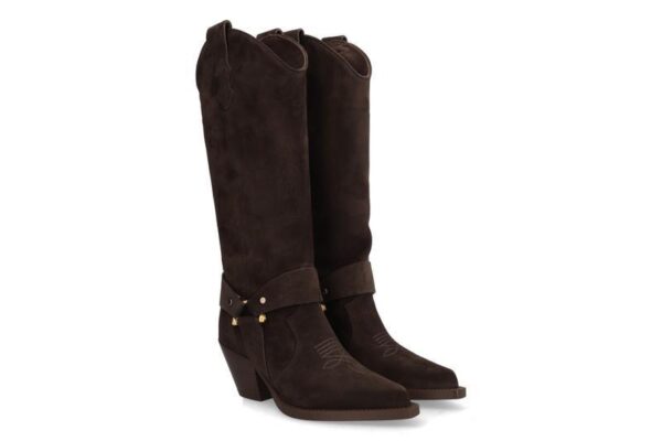 Botas Piel Chocolate - Imagen 3
