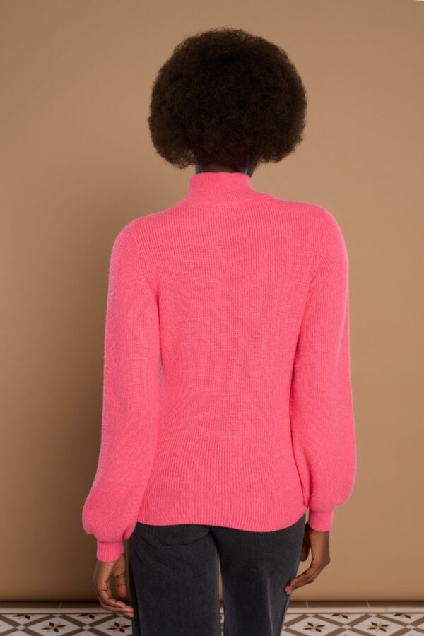 Jersey Rosalia Con Cuello Cisne Rosa - Imagen 4