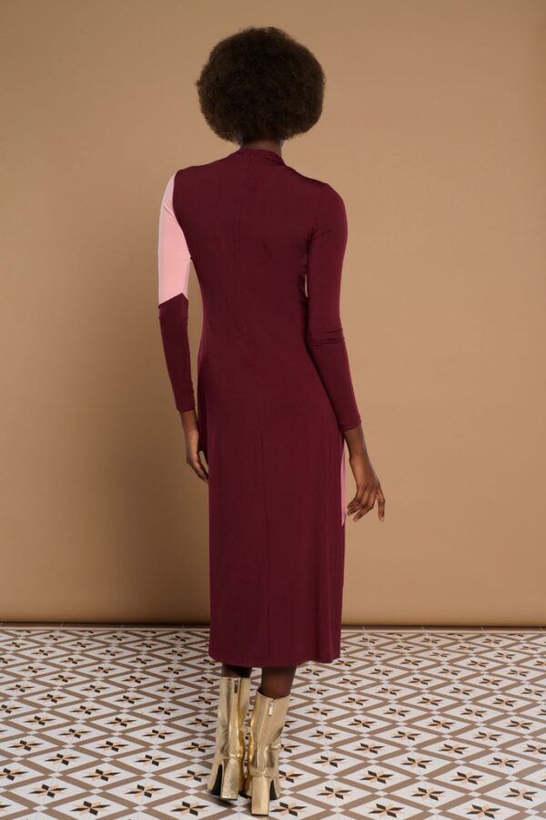 Vestido Midi Vino - Imagen 6