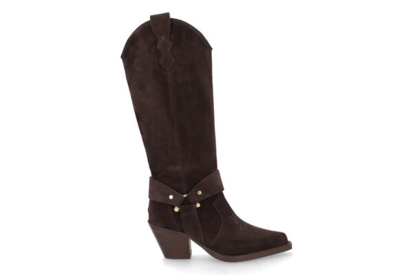 Botas Piel Chocolate