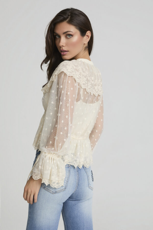 Blusa Volantes  y Transparencias Aura - Imagen 3