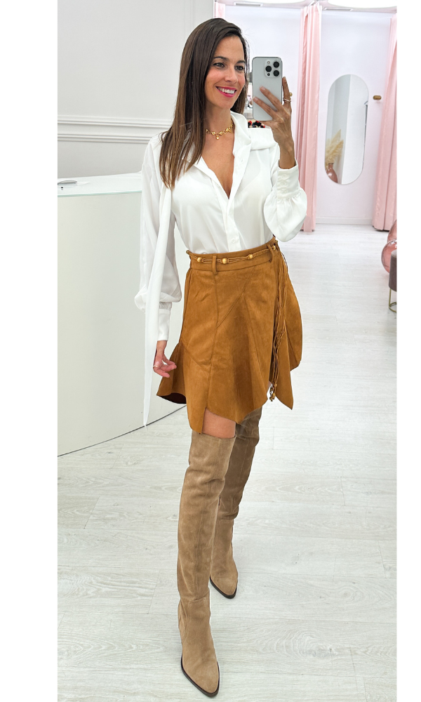 Falda Camel Ante