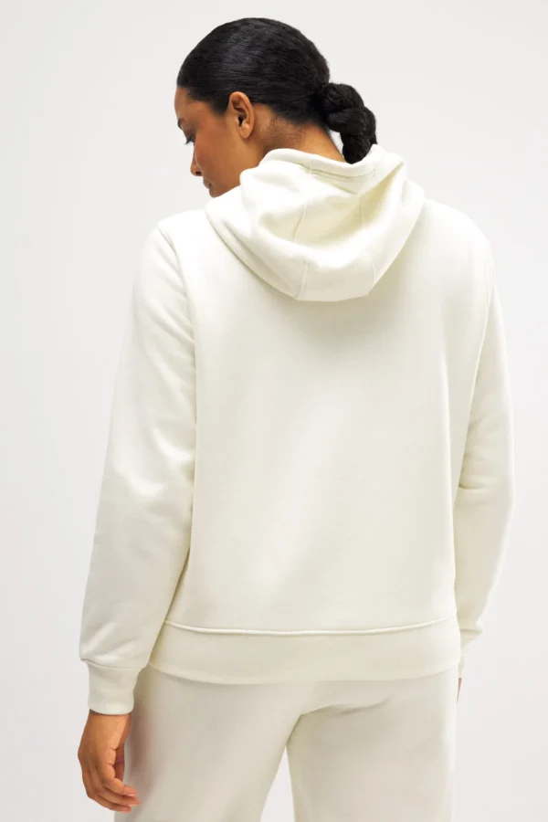 Sudadera Afelpada Marfil Capucha - Imagen 3