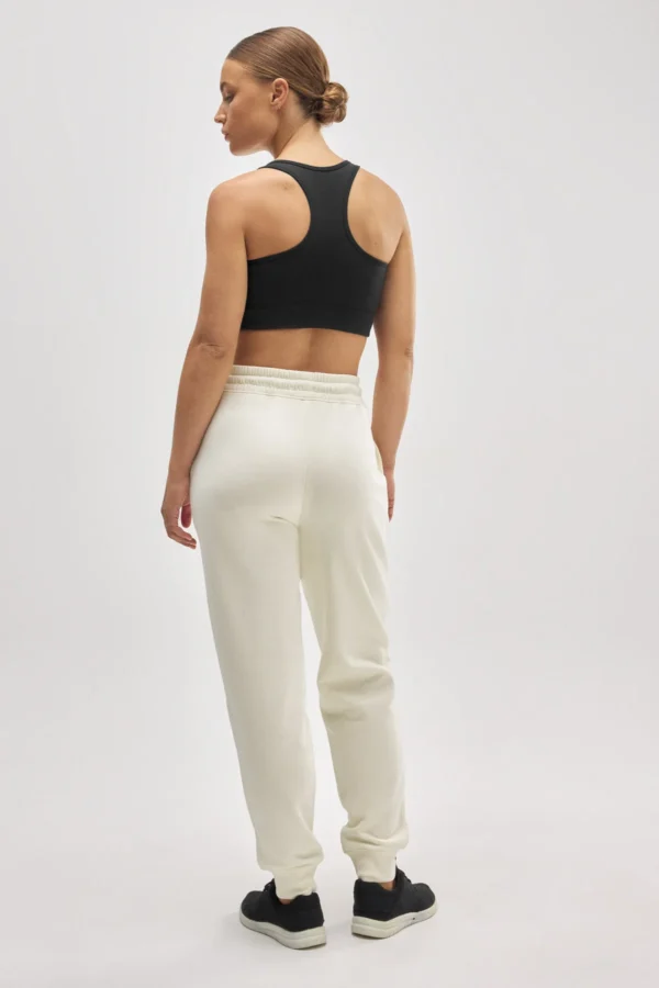 Pantalón Jogger Afelpado Marfil - Imagen 3
