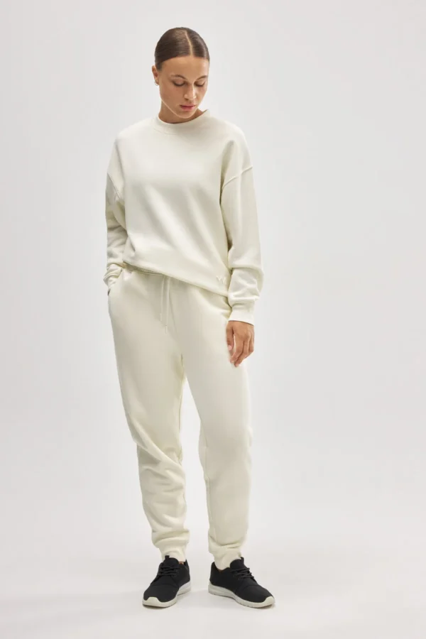 Pantalón Jogger Afelpado Marfil - Imagen 5