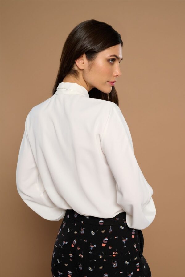 Camisa Blanca Fluida Leeny - Imagen 6