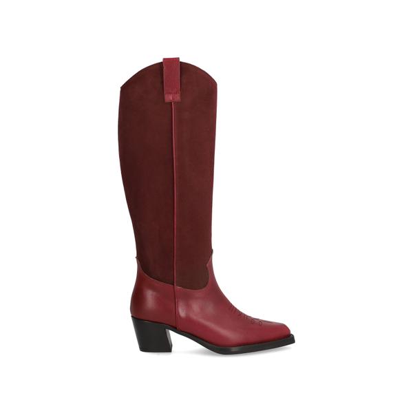 Bota Cowboy Burdeos