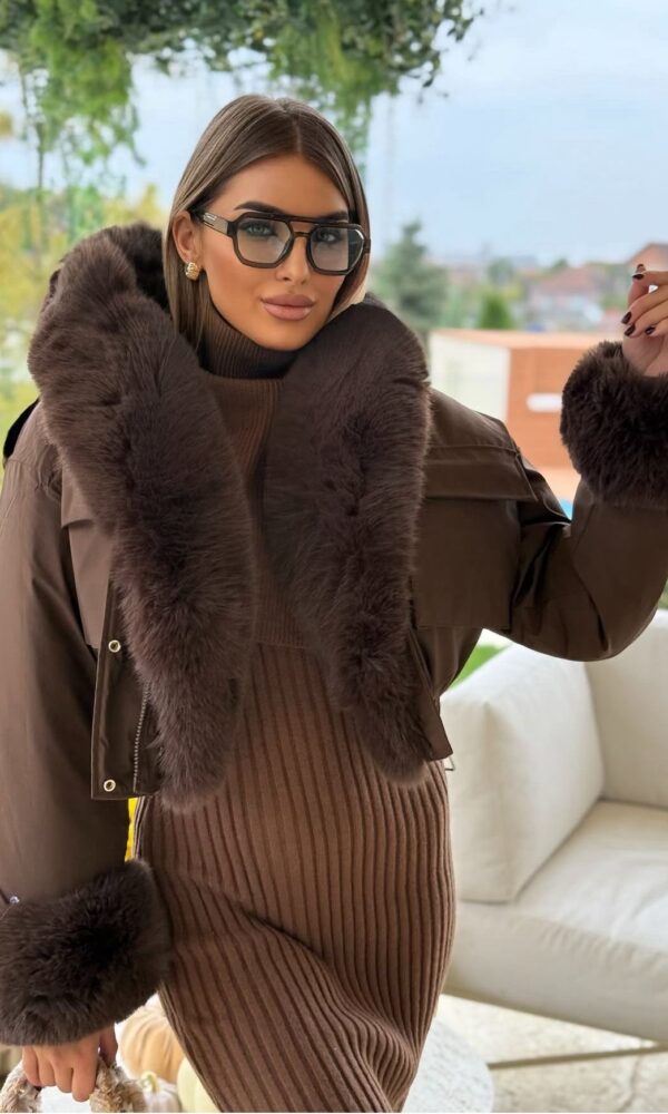 Chaqueta Desmontable Chocolate