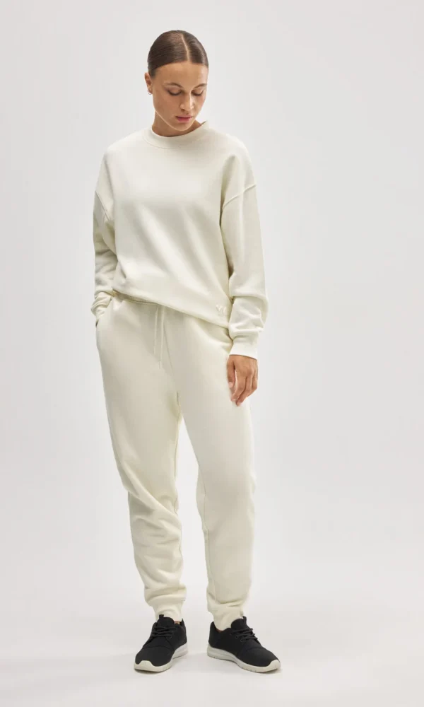 Sudadera Afelpada Marfil