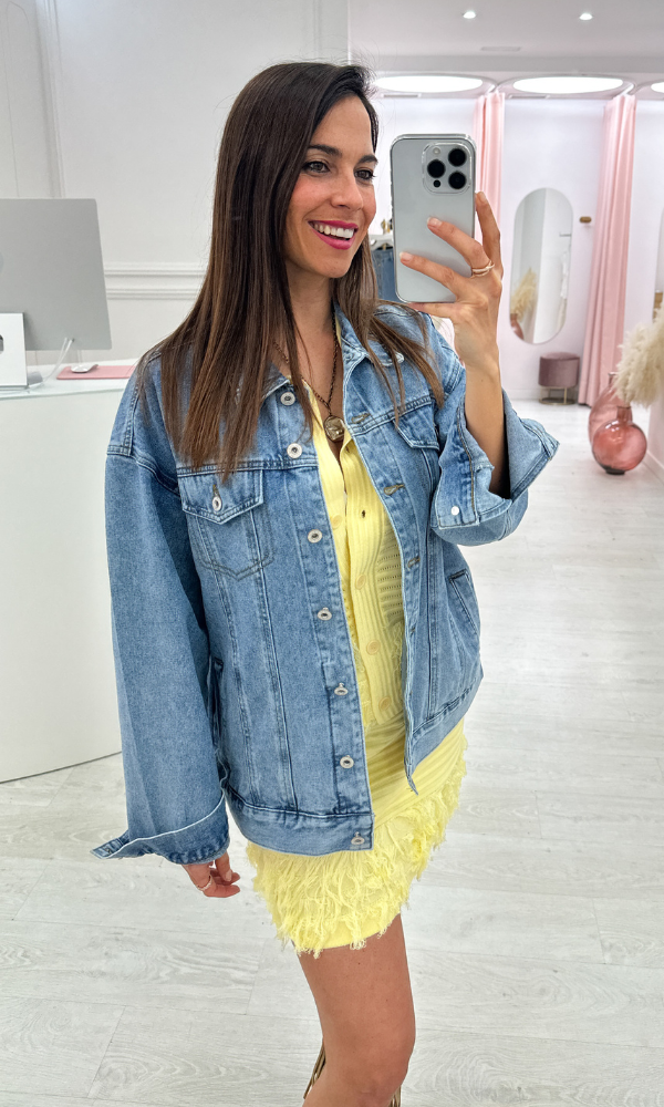 Cazadora Vaquera Bordada