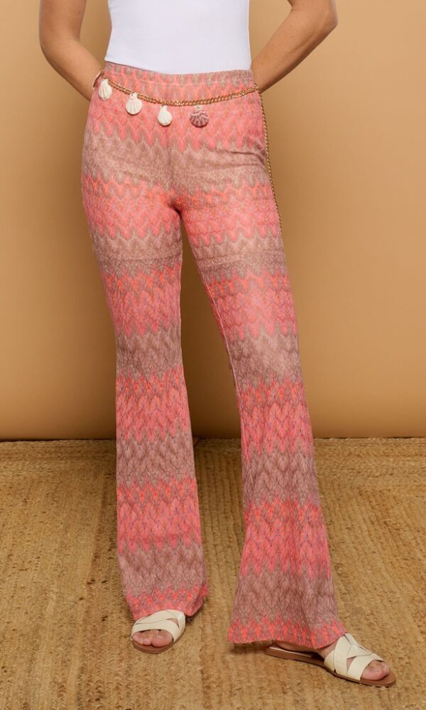 Pantalón Coral y Dorado Salia