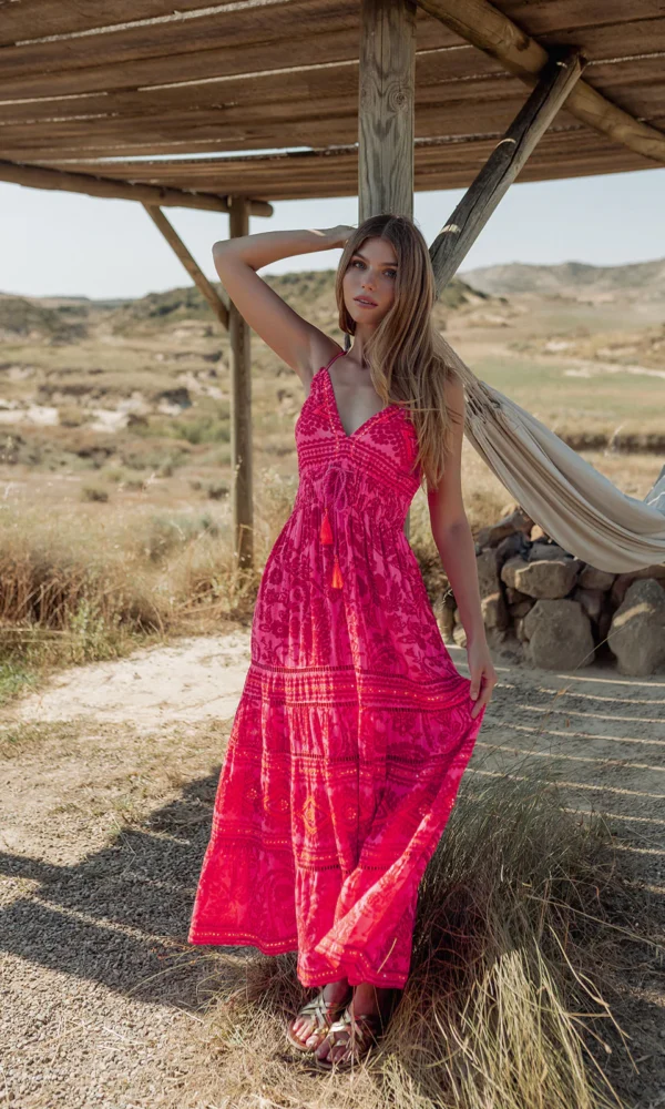 SAMOA STRAPS LONG DRESS
