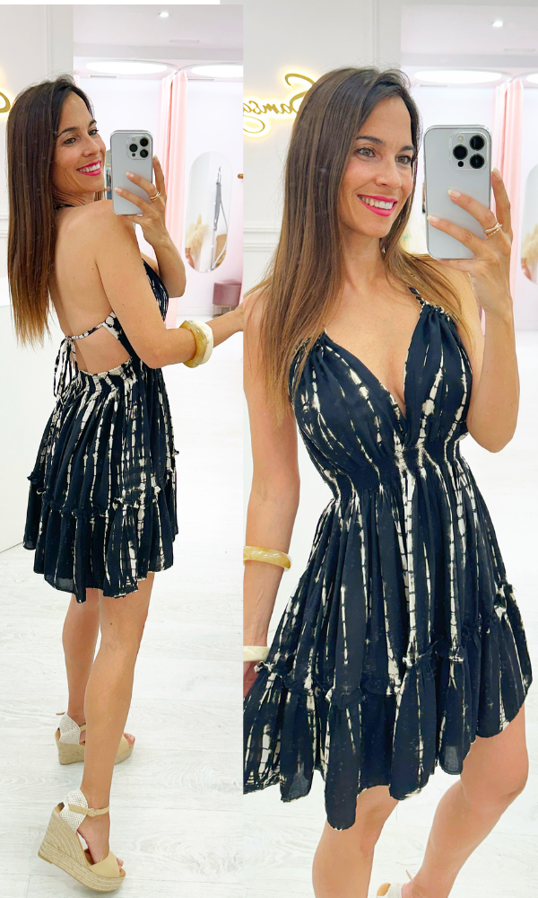Vestido Corto Tye Handmade