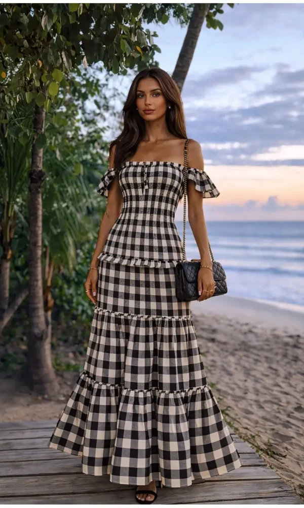 Vestido Vichy