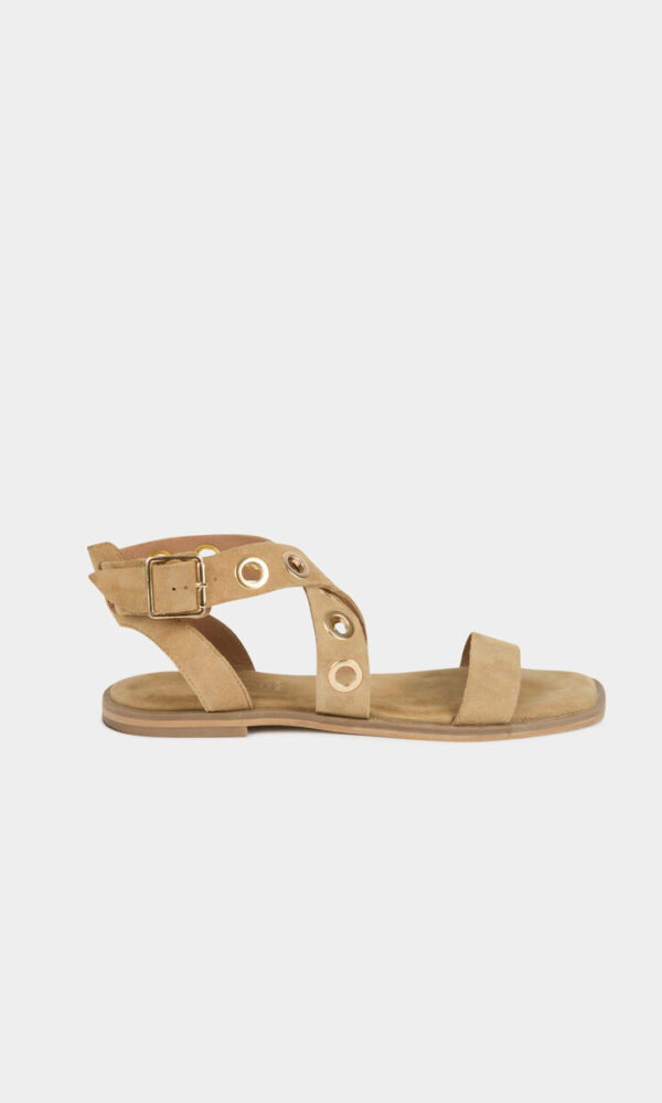 Sandalias Ante Mujer
