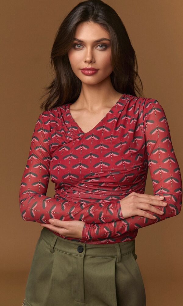 RED DRAGONFLY TOP
