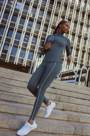 Leggings Deportivos Push-up Azul