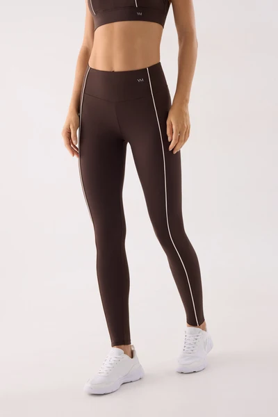 Leggings Deportivos Push-up Marrón