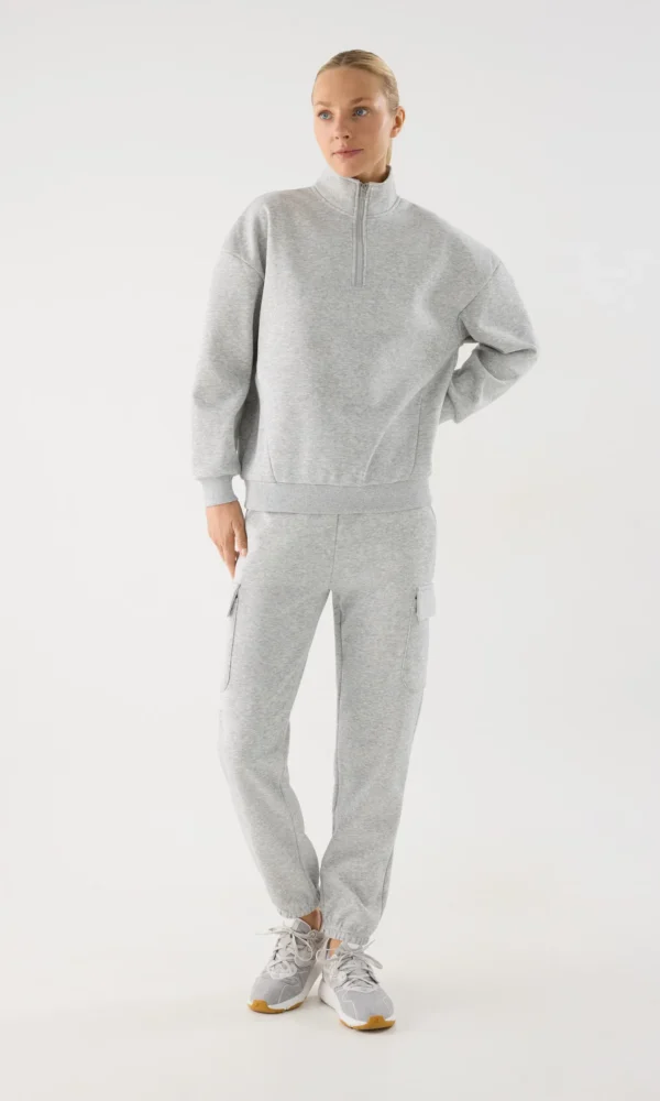 Conjunto de Chándal Deportivo Afelpado Gris