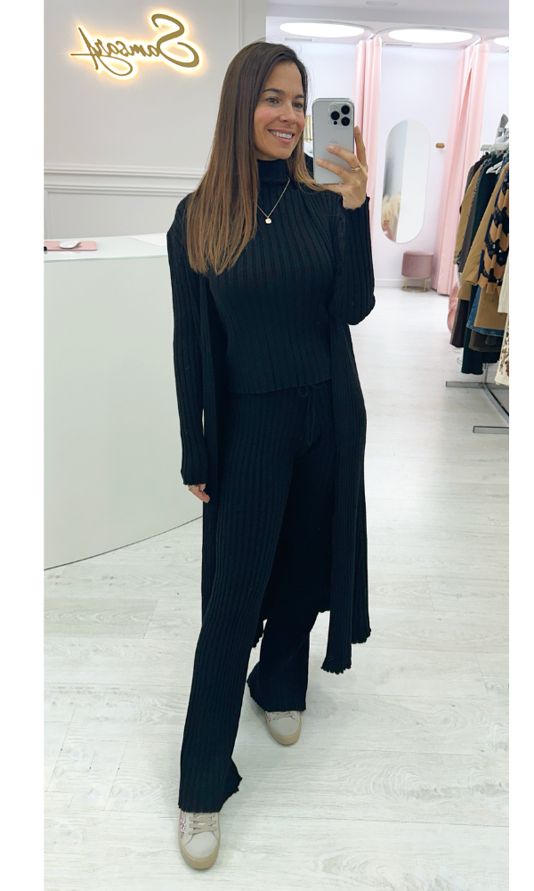Conjunto Tres Piezas Negro