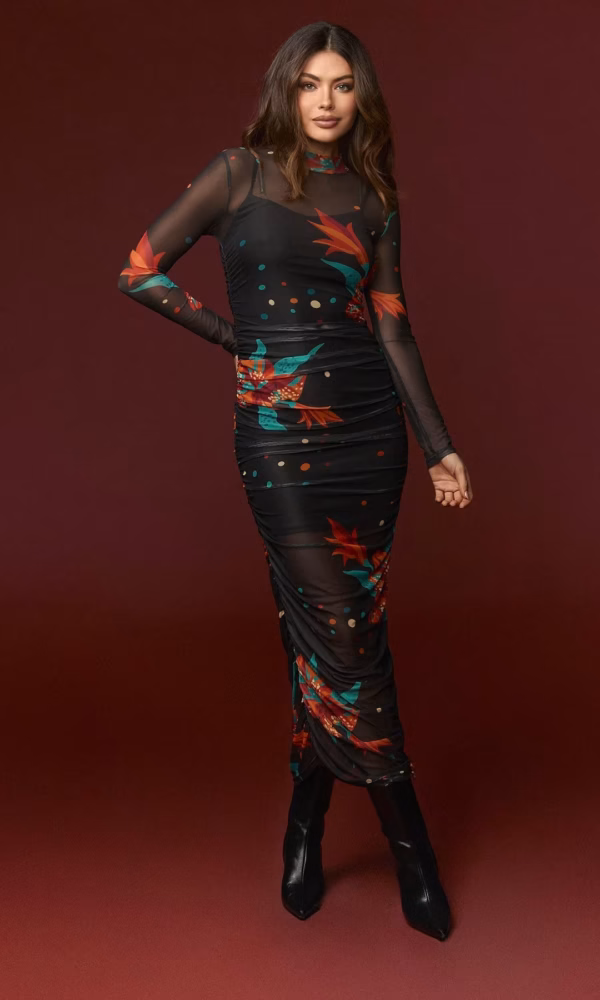 Vestido Largo Negro Columbia