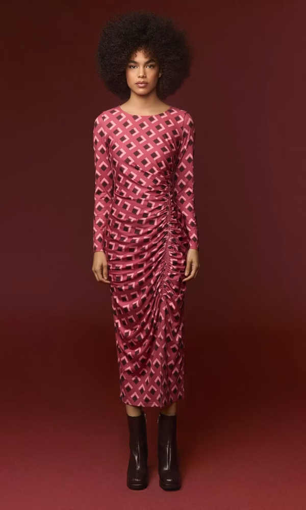 Vestido Largo Rosa Waterloo